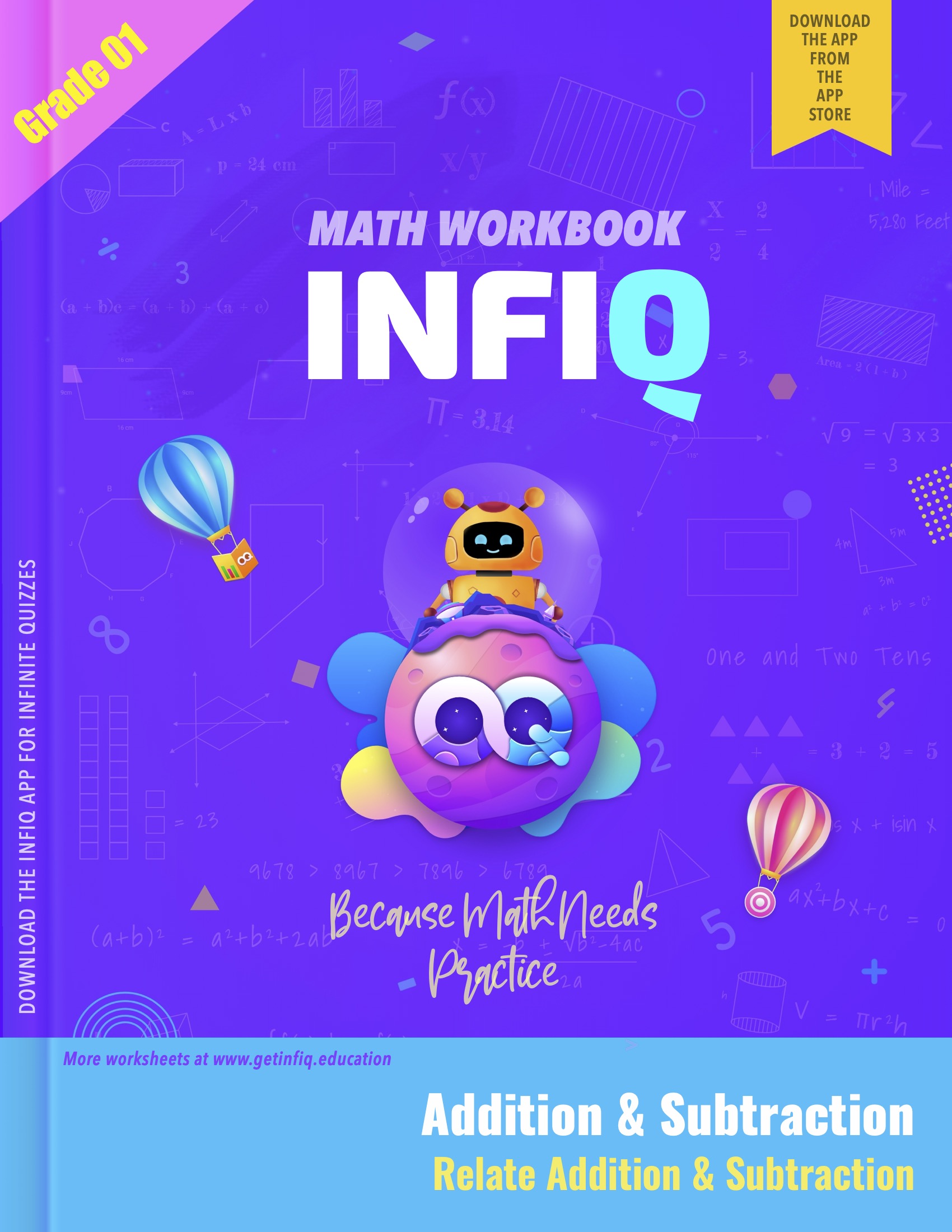Grade 1 Math: Addition & Subtraction - Relate Addition & Subtraction Workbook