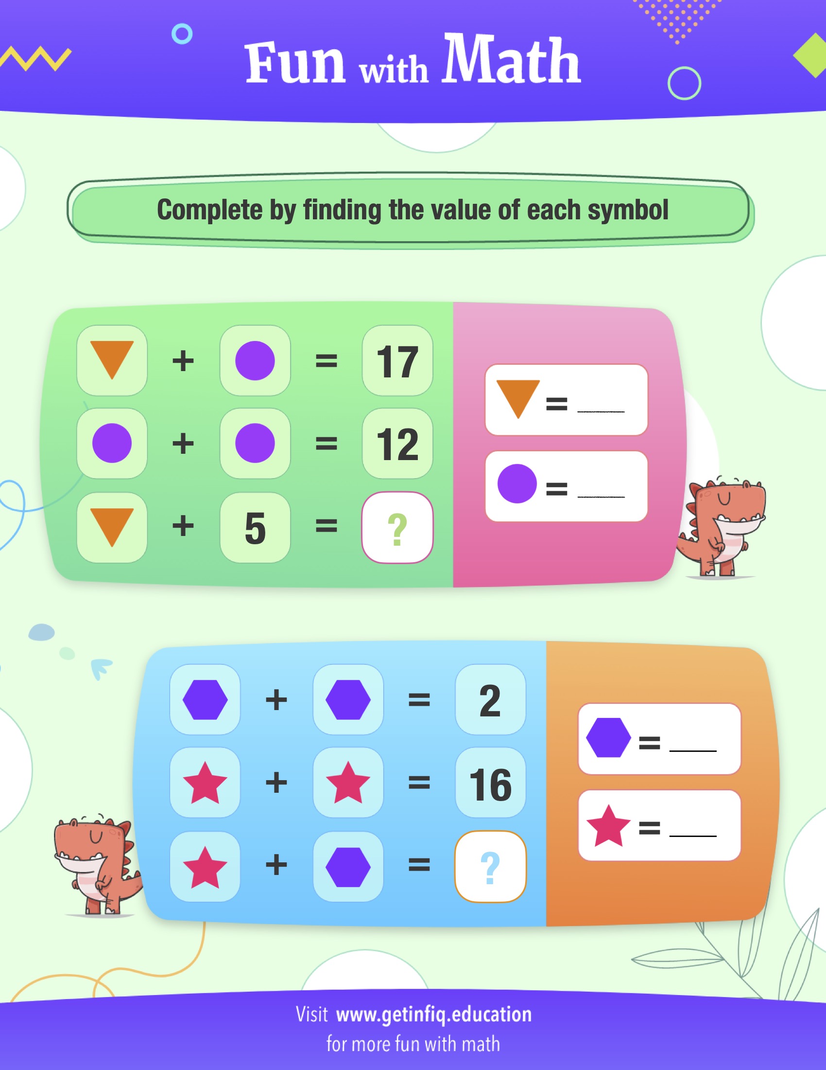 Grade 1 Math Puzzle