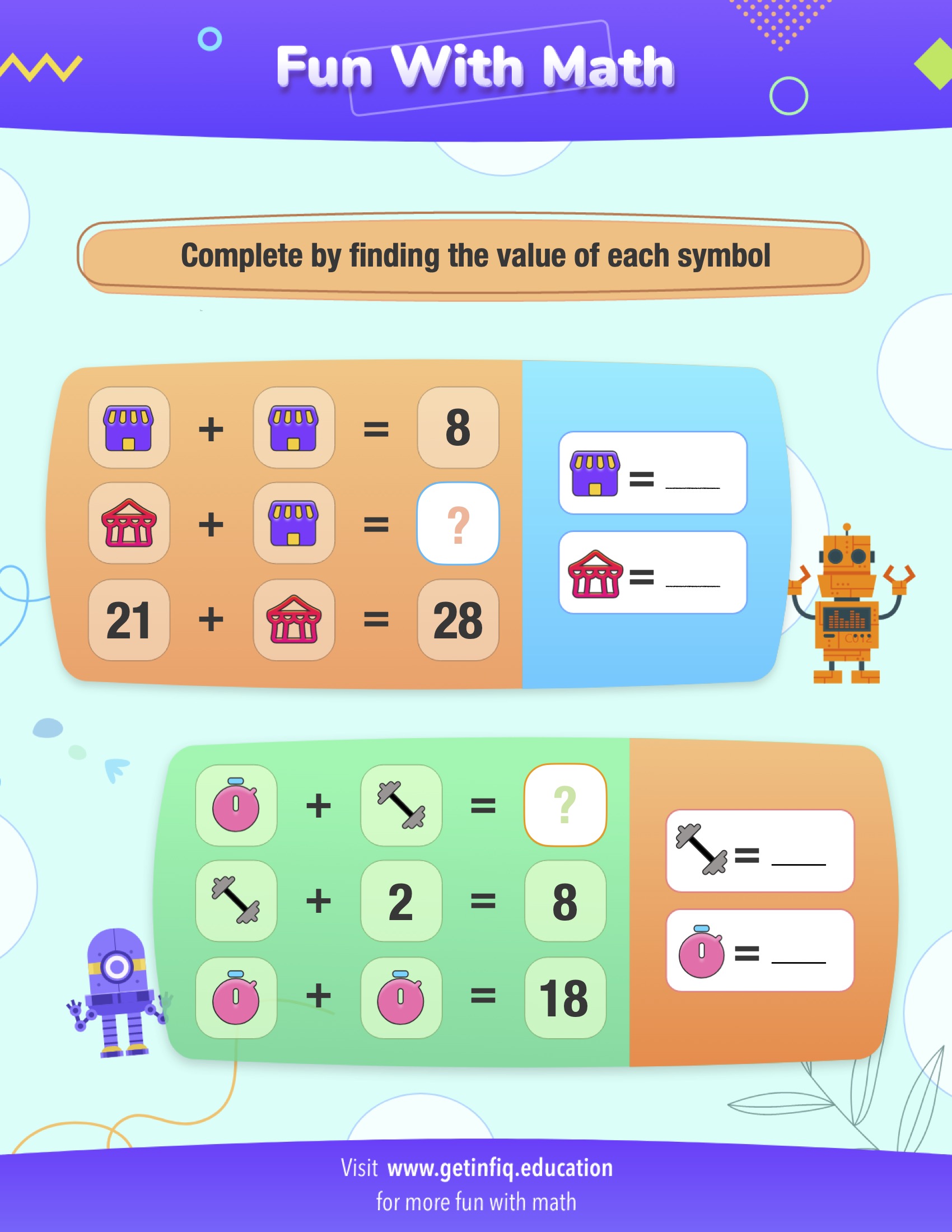 Grade 1 Math Puzzle