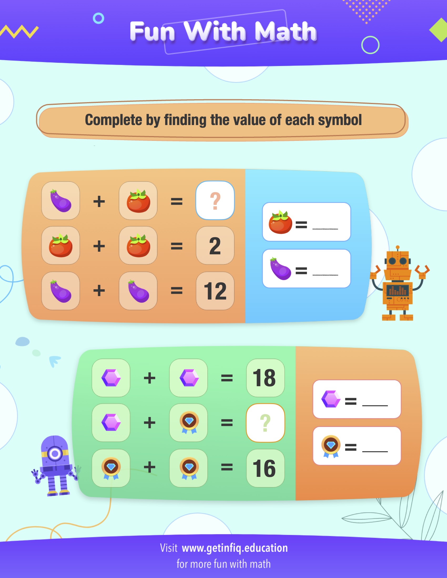 Grade 1 Math Puzzle