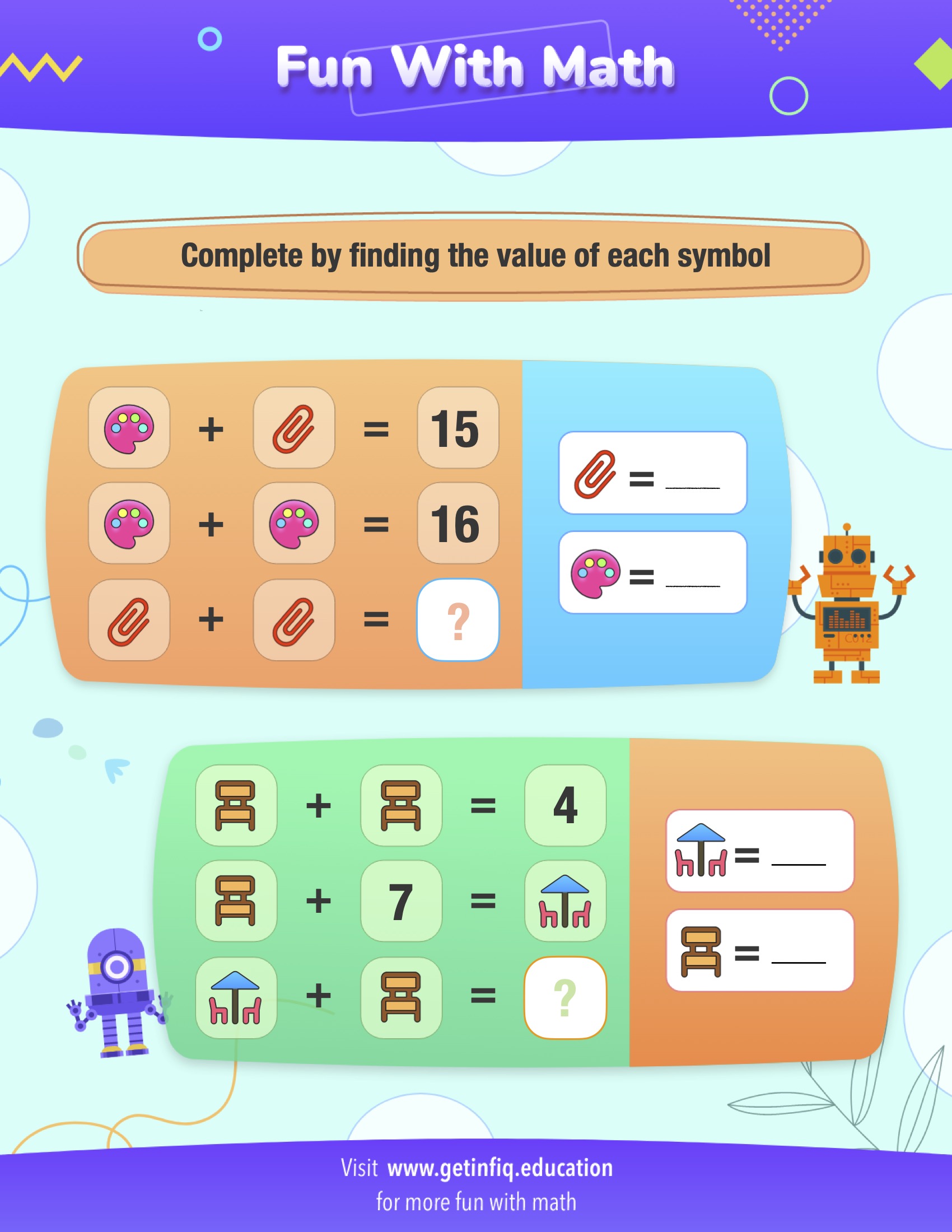 Grade 1 Math Puzzle