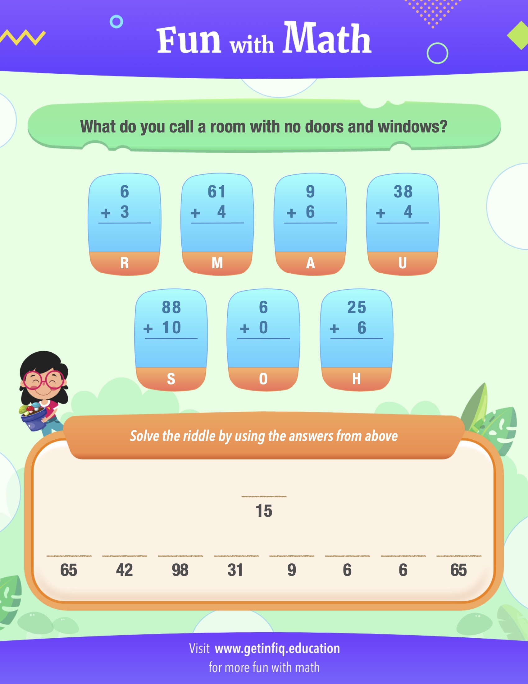 Grade 1 Math Riddle