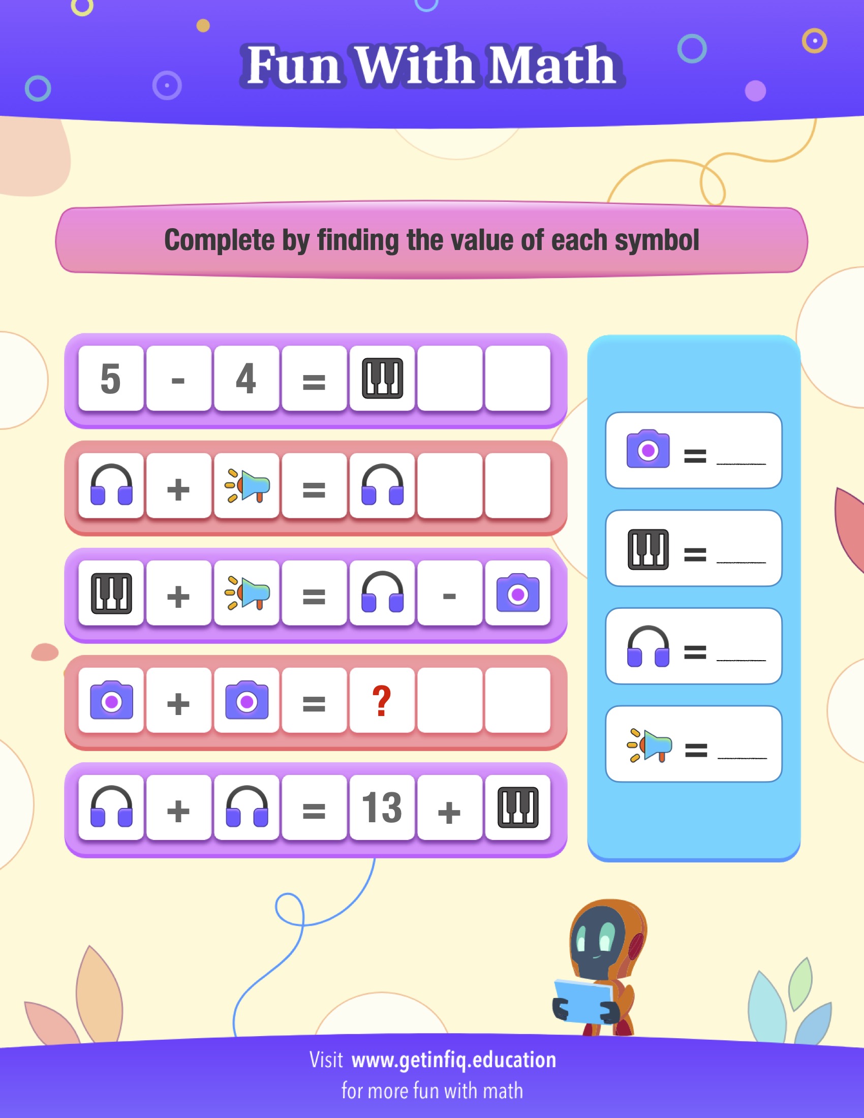 Advanced Grade 1 Math Puzzle