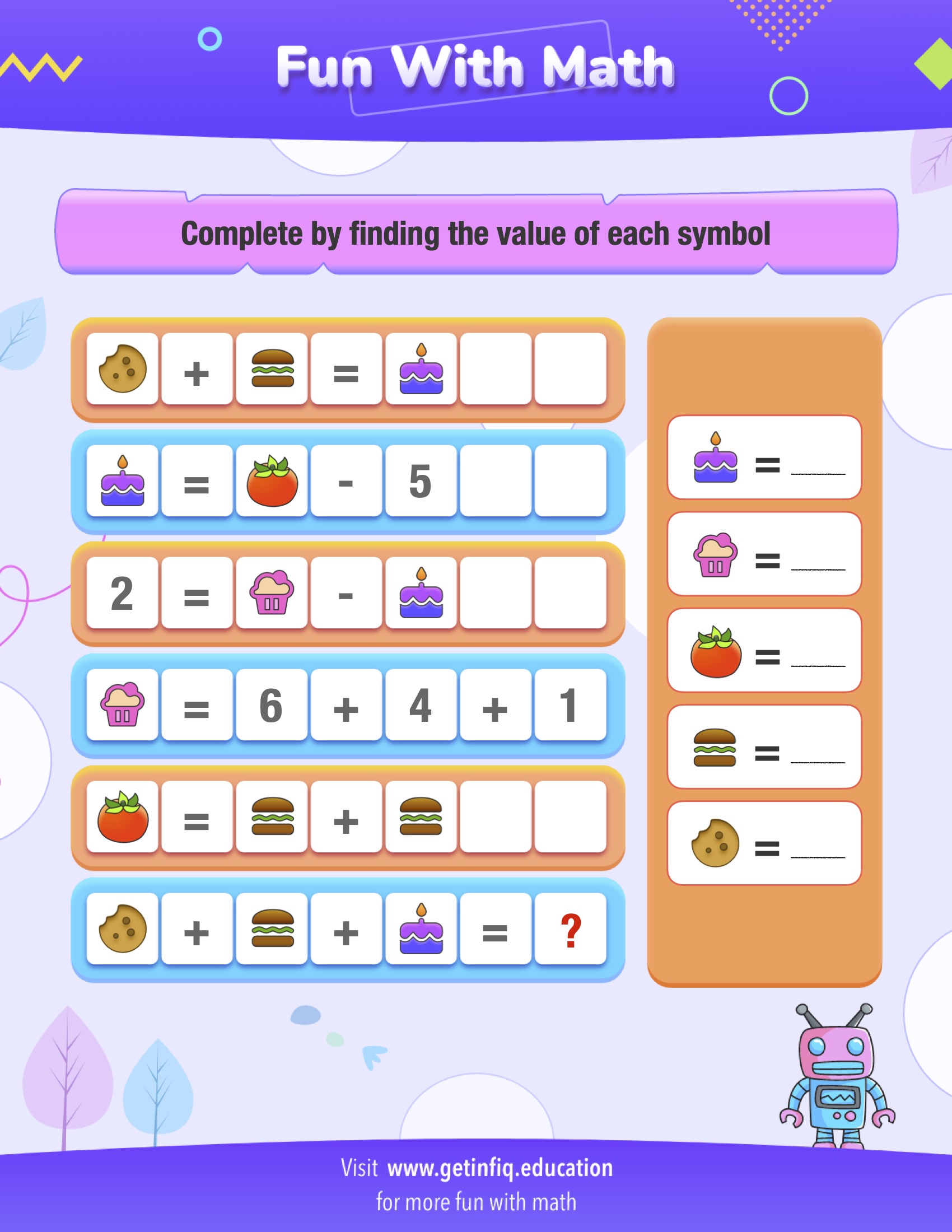 Advanced Grade 1 Math Puzzle