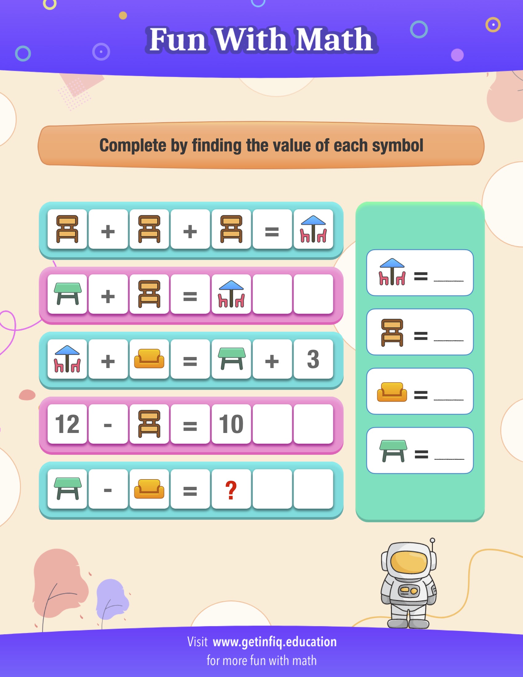 Advanced Grade 1 Math Puzzle