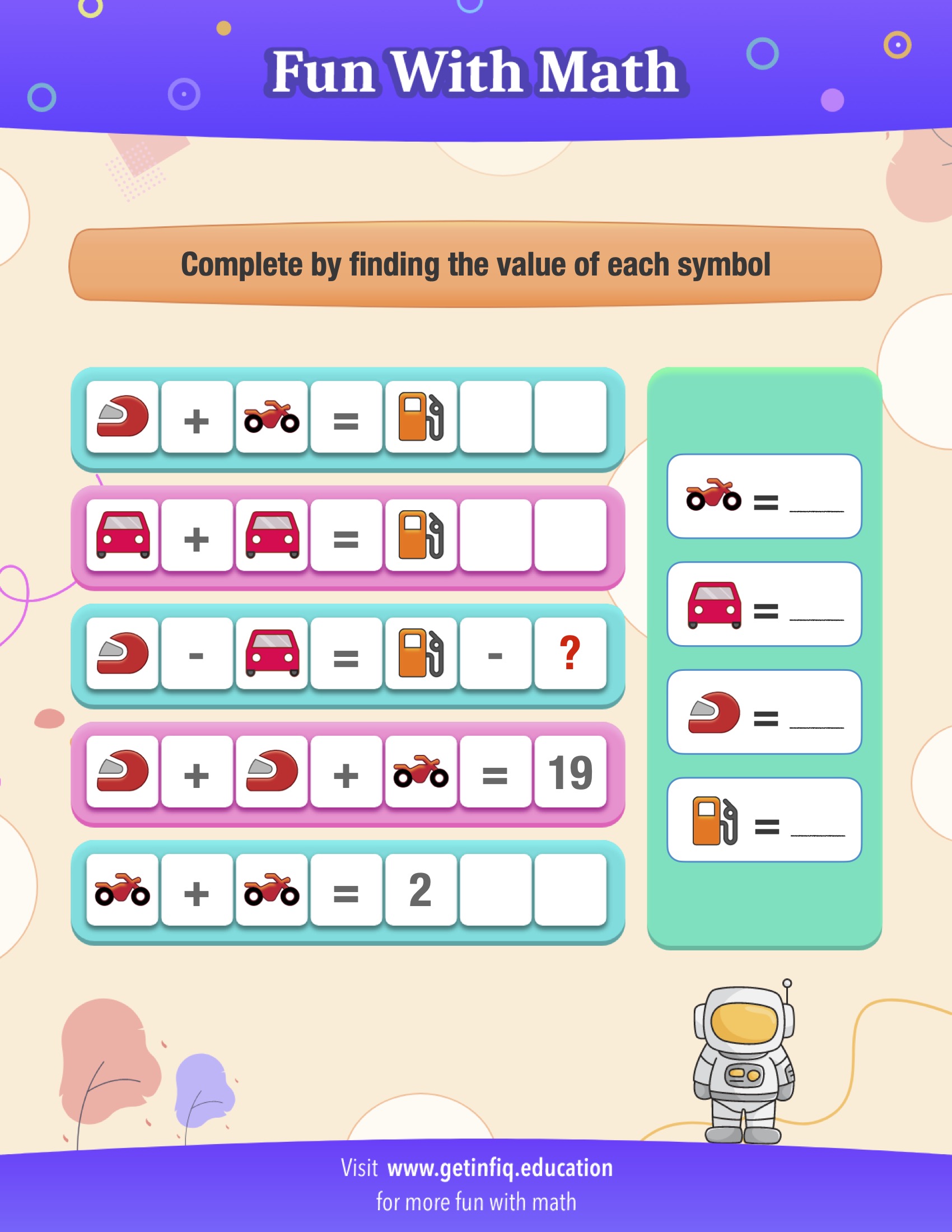 Advanced Grade 1 Math Puzzle