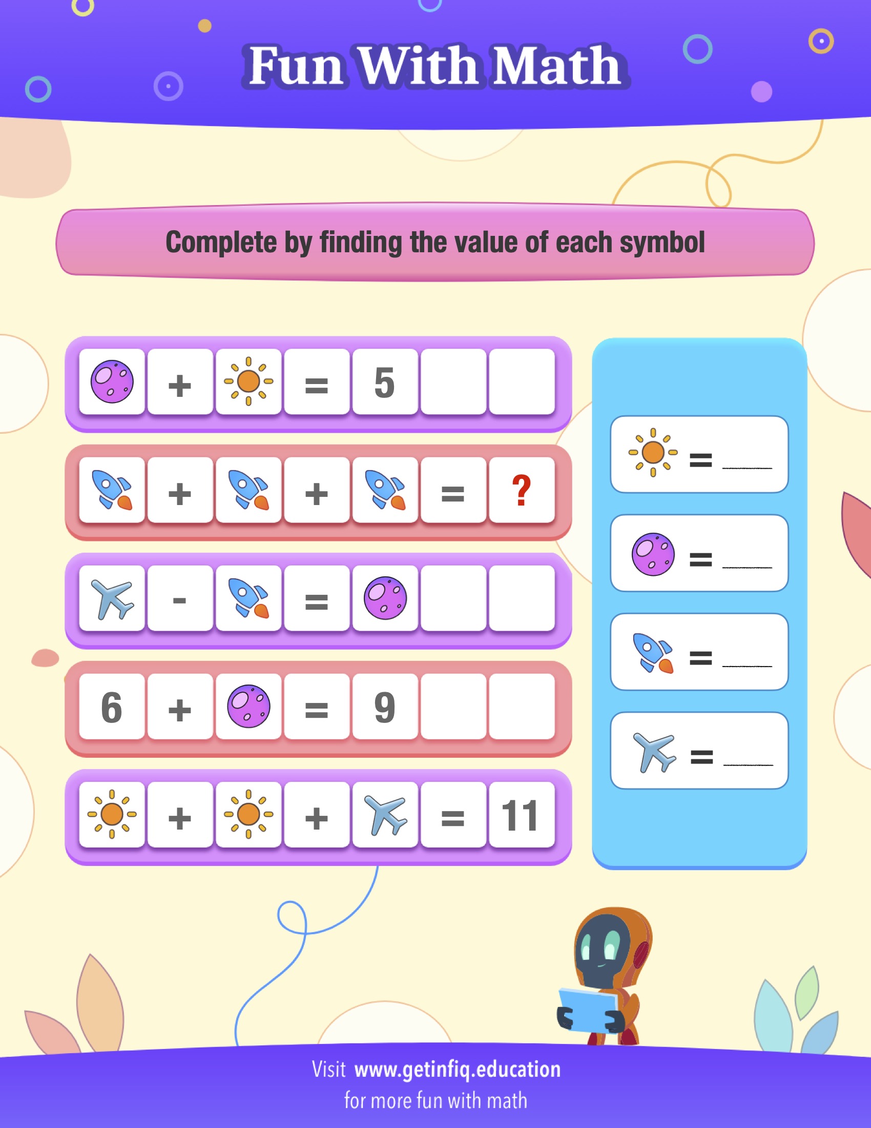 Advanced Grade 1 Math Puzzle