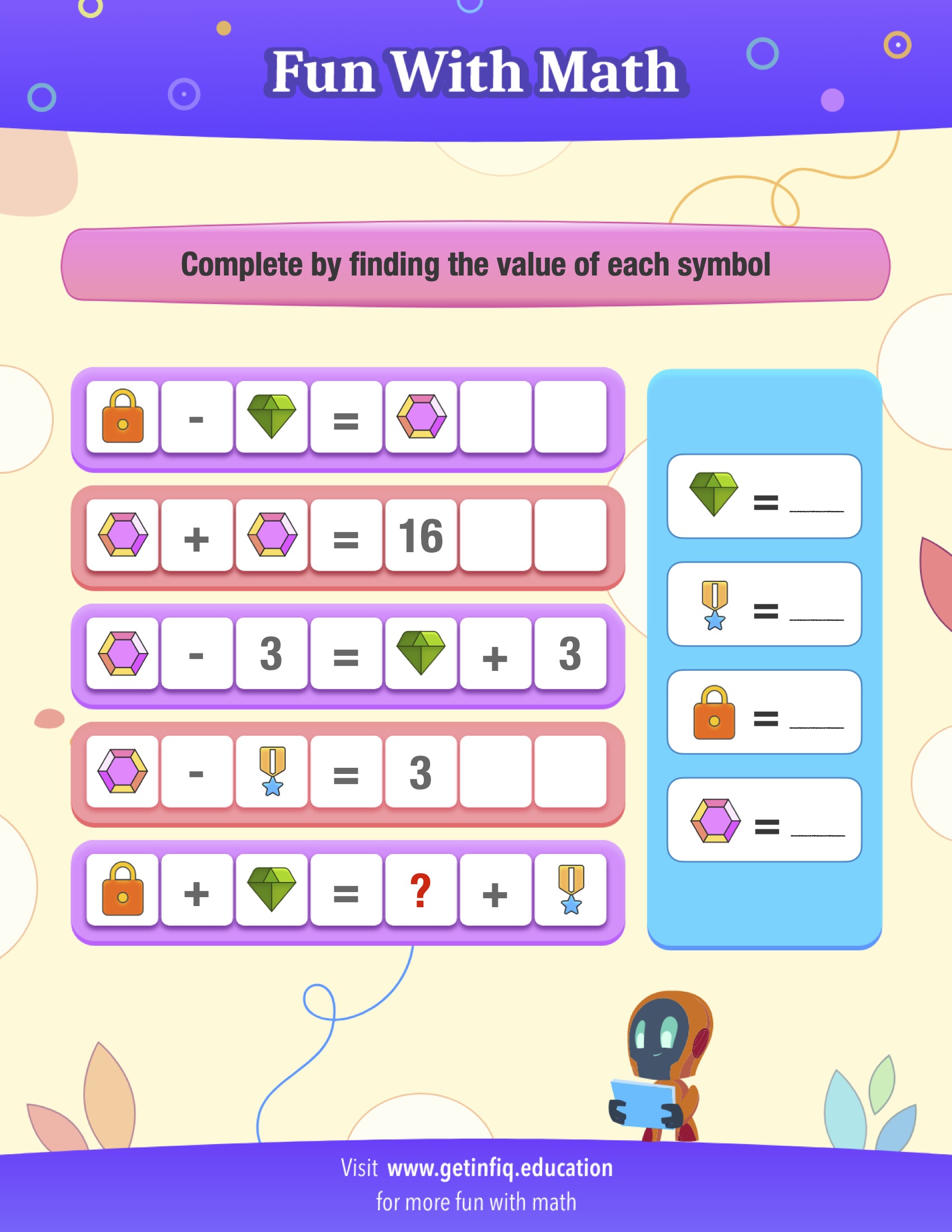 Advanced Grade 1 Math Puzzle